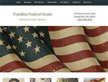 Tablet Screenshot of franklinfh.com